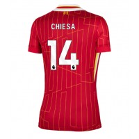 Camiseta Liverpool Federico Chiesa #14 Primera Equipación para mujer 2024-25 manga corta